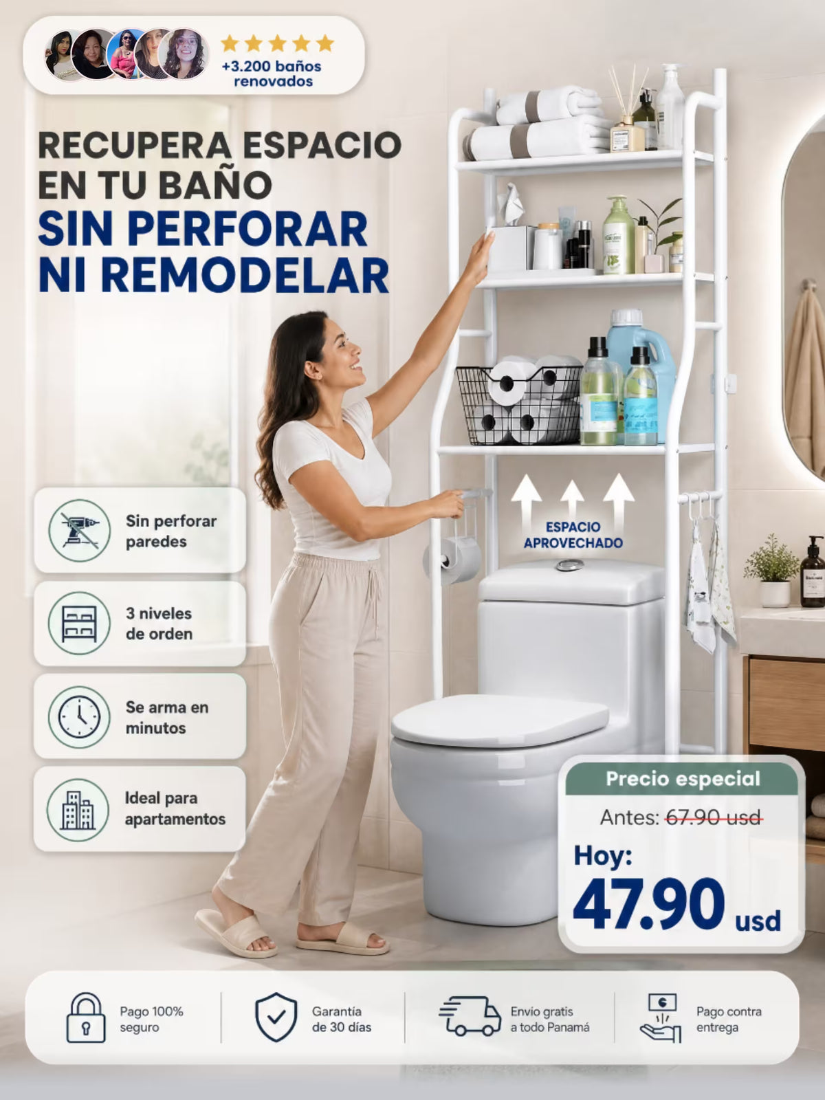 Organizador de Baño